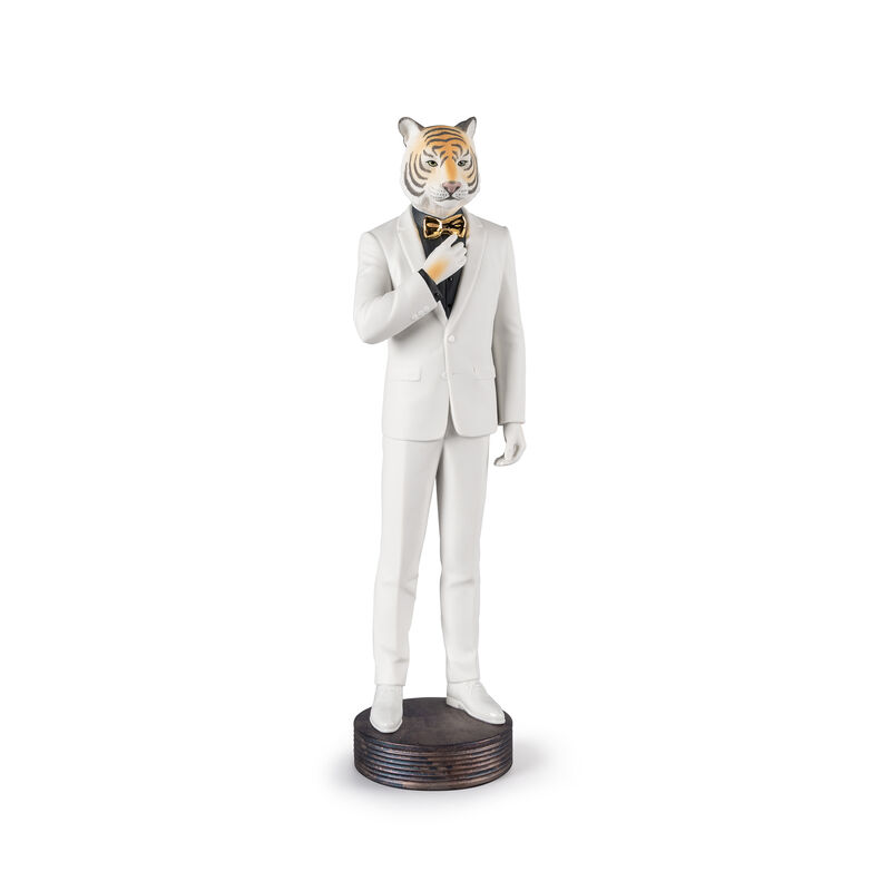 Lladro &quot;Tiger Man&quot; Porcelain Figurine image number 0