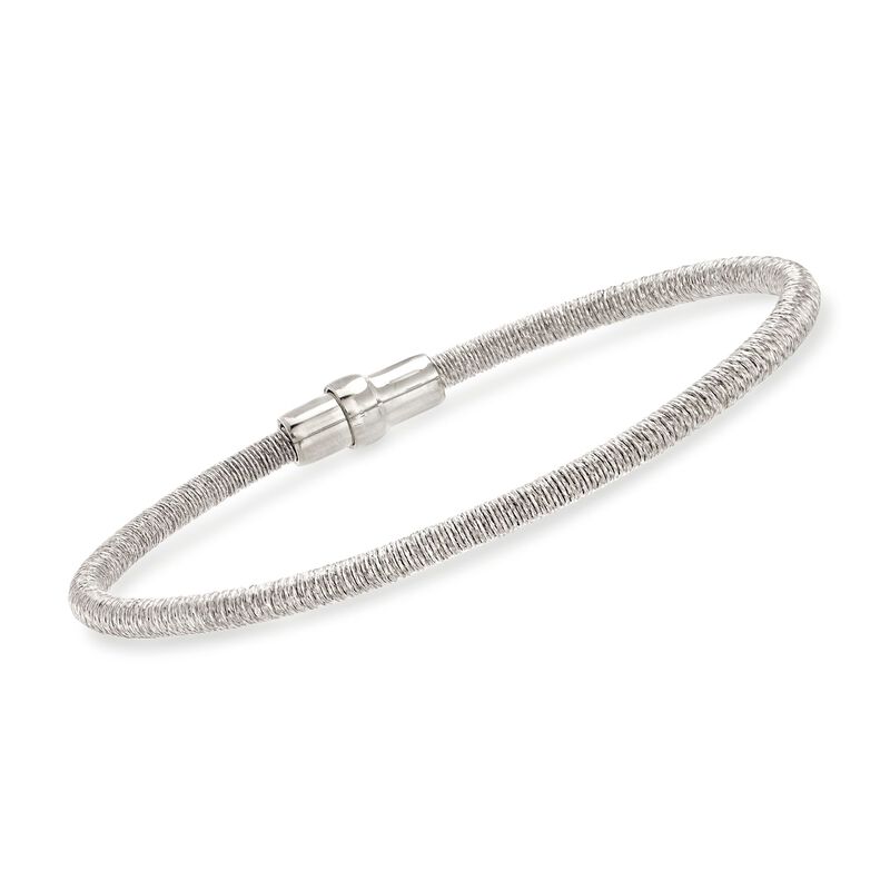 Italian Sterling Silver Mesh Bracelet image number 0