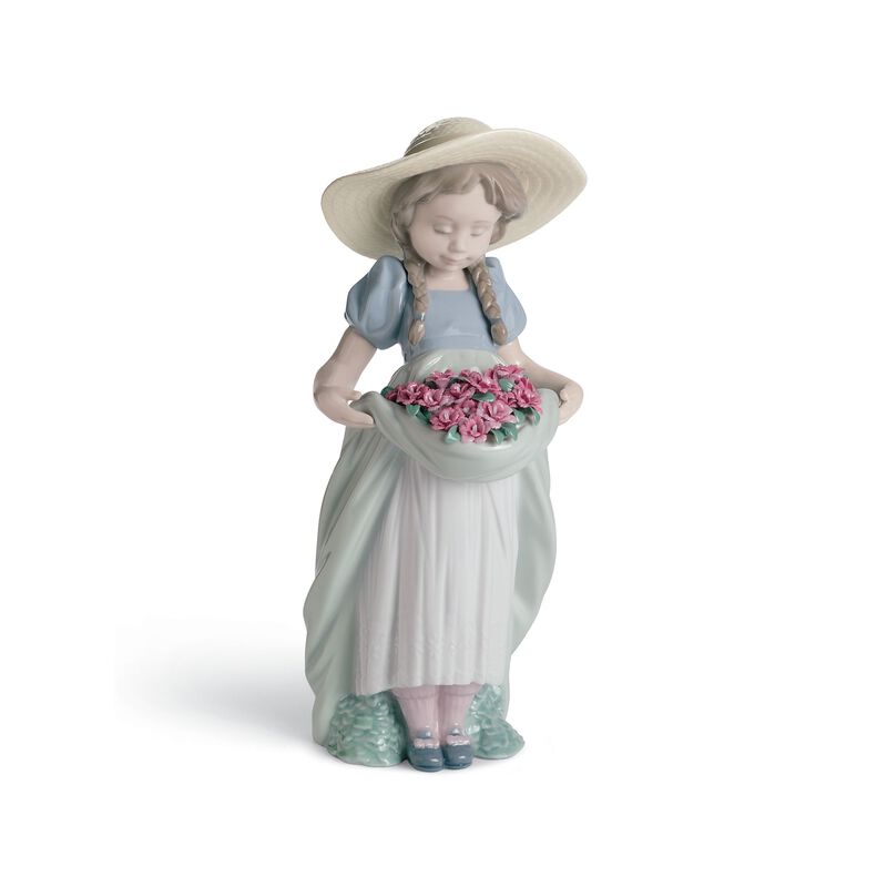 Lladro &quot;Beautiful Blossoms -Carnations&quot; Special Edition Porcelain Figurine image number 0