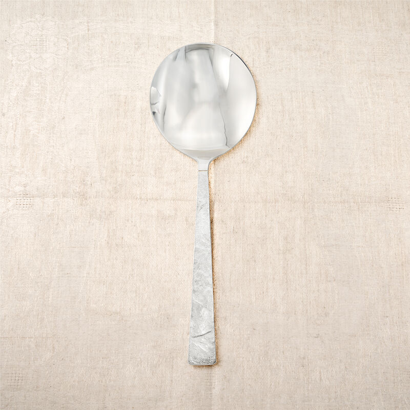 Yamazaki &quot;Smoke&quot; 18/8 Stainless Steel Serving Flatware image number 1