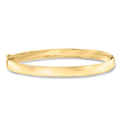 Italian 18kt Yellow Gold Bangle Bracelet