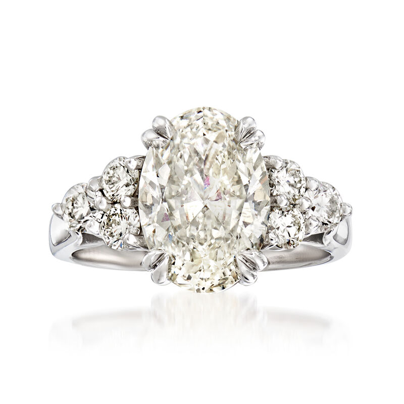 Majestic Collection 4.25 ct. t.w. Diamond Ring in 18kt White Gold image number 0