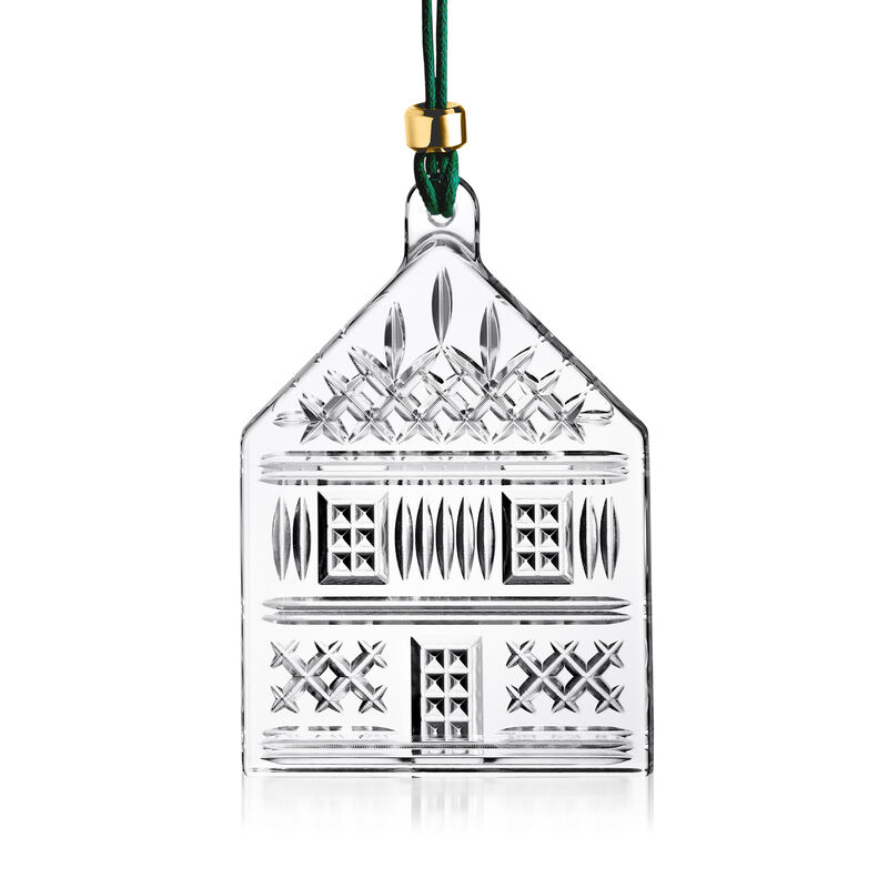 Waterford Crystal 2024 Annual Gingerbread House Ornament image number 1