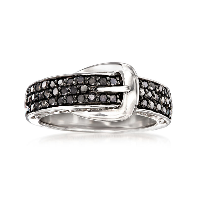 Love Buckle Sterling Silver Ring