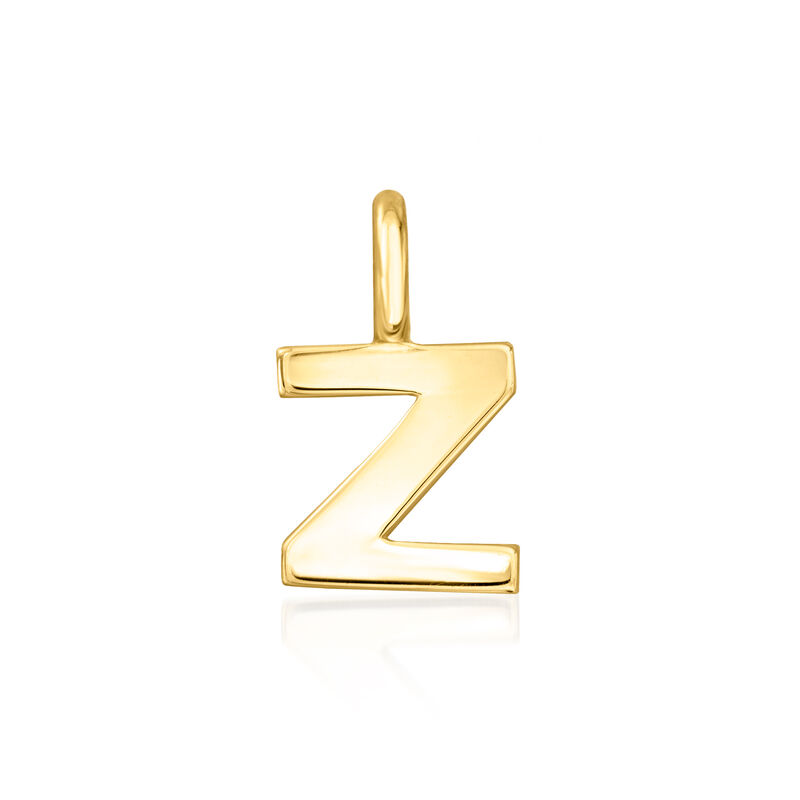 14kt Yellow Gold Initial Charm image number 1
