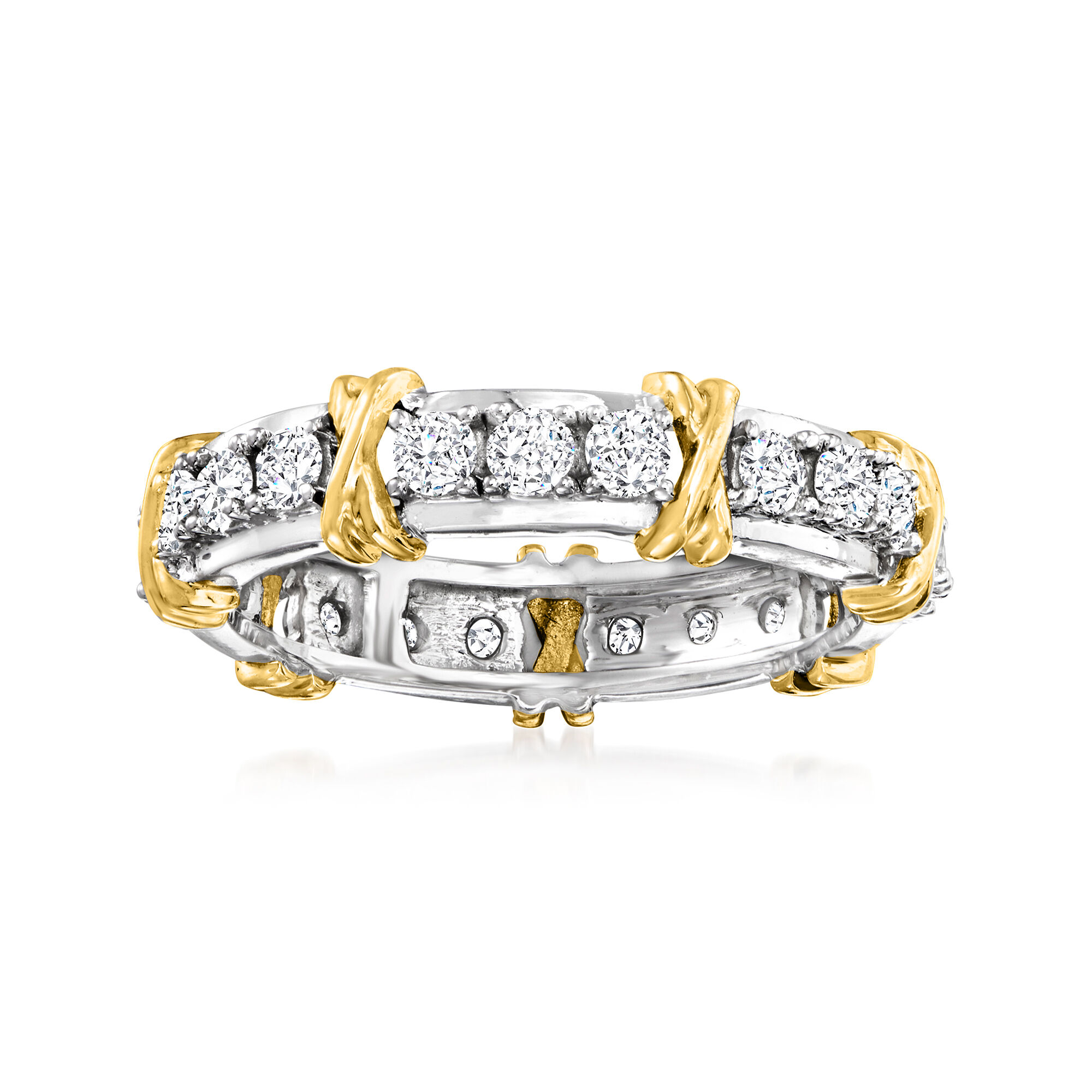 【貴重】Refiena CD「an eternity」 3.00 ct. t.w. Diamond Eternity Band in 14kt White Gold
