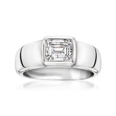 C. 2000 Vintage 1.10 Carat Diamond Ring in 14kt White Gold
