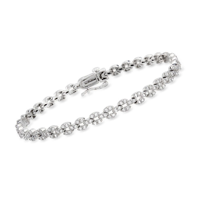 2.00 ct. t.w. Diamond Bracelet in 14kt White Gold image number 0