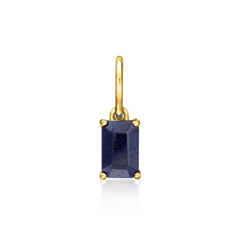 .70 Carat Sapphire Pendant in 10kt Yellow Gold  image number 1
