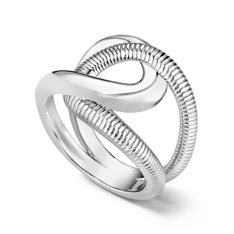 Judith Ripka &quot;Eternity&quot; Sterling Silver Embrace Ring image number 2