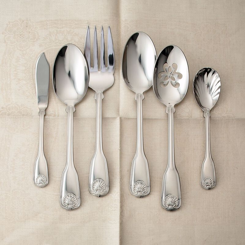 Reed & Barton &quot;Colonial Shell II&quot; 18/10 Stainless Steel Flatware image number 1