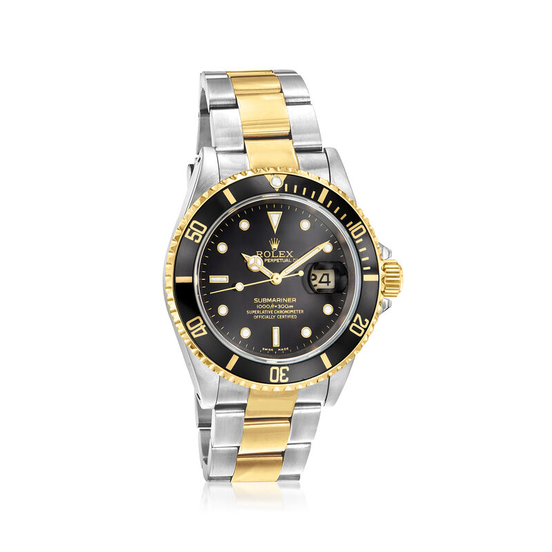 Pre-Owned Rolex Submariner Date Men's 40mm Automatic Stainless Steel and 18kt Yellow Gold Watch  image number 0