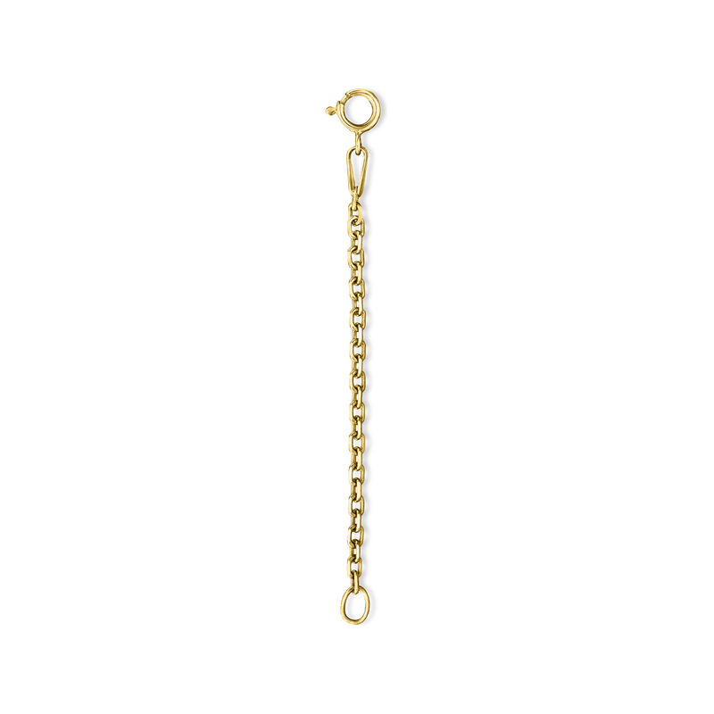 1.9mm 14kt Yellow Gold Cable-Chain Necklace Extender. 2&quot; image number 0