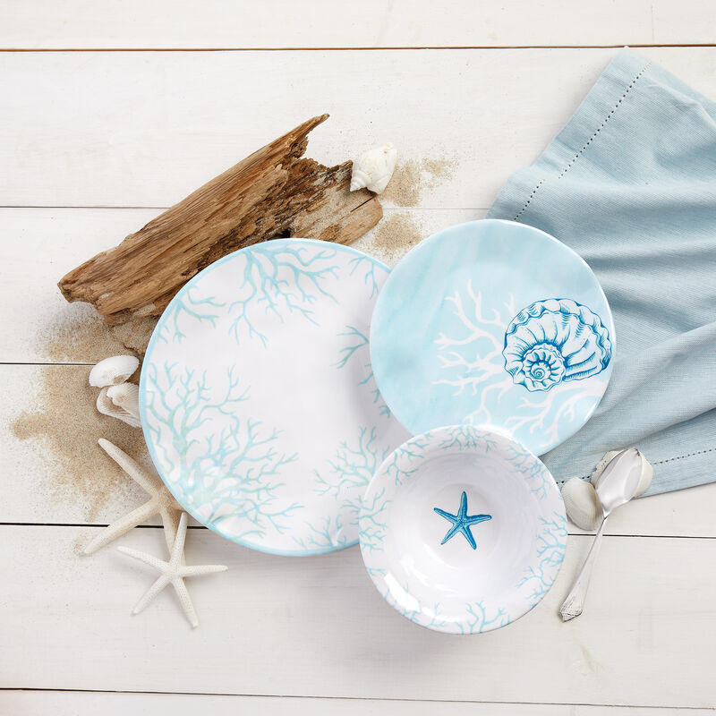 24-pc. Service for 8 - "Captiva" Melamine Dinnerware image number 0