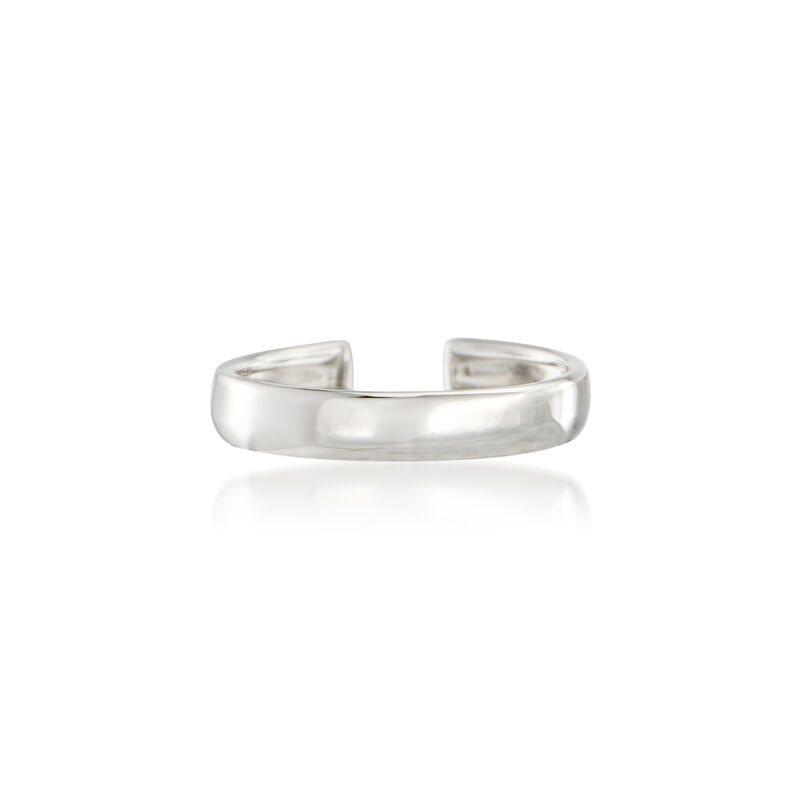 14kt White Gold Polished Single Ear Cuff image number 0