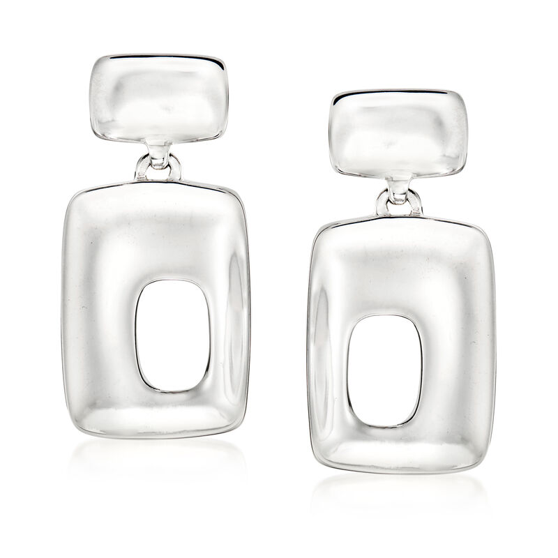 Zina Sterling Silver &quot;Palm Springs&quot; Large Drop Earrings image number 0