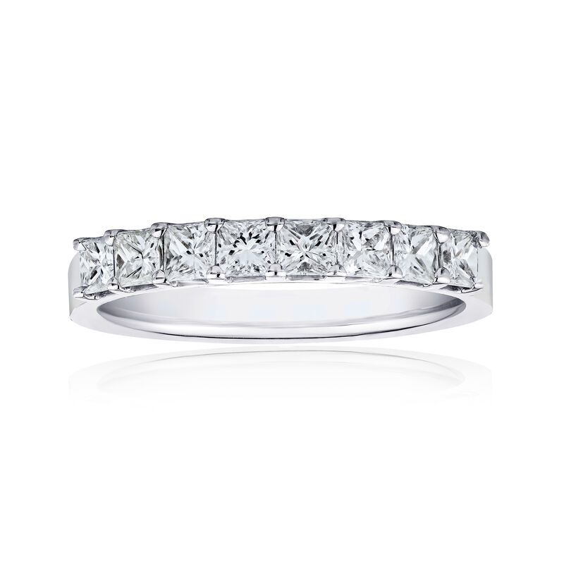 1.60 ct. t.w. Princess-Cut Diamond Ring in 14kt White Gold image number 0