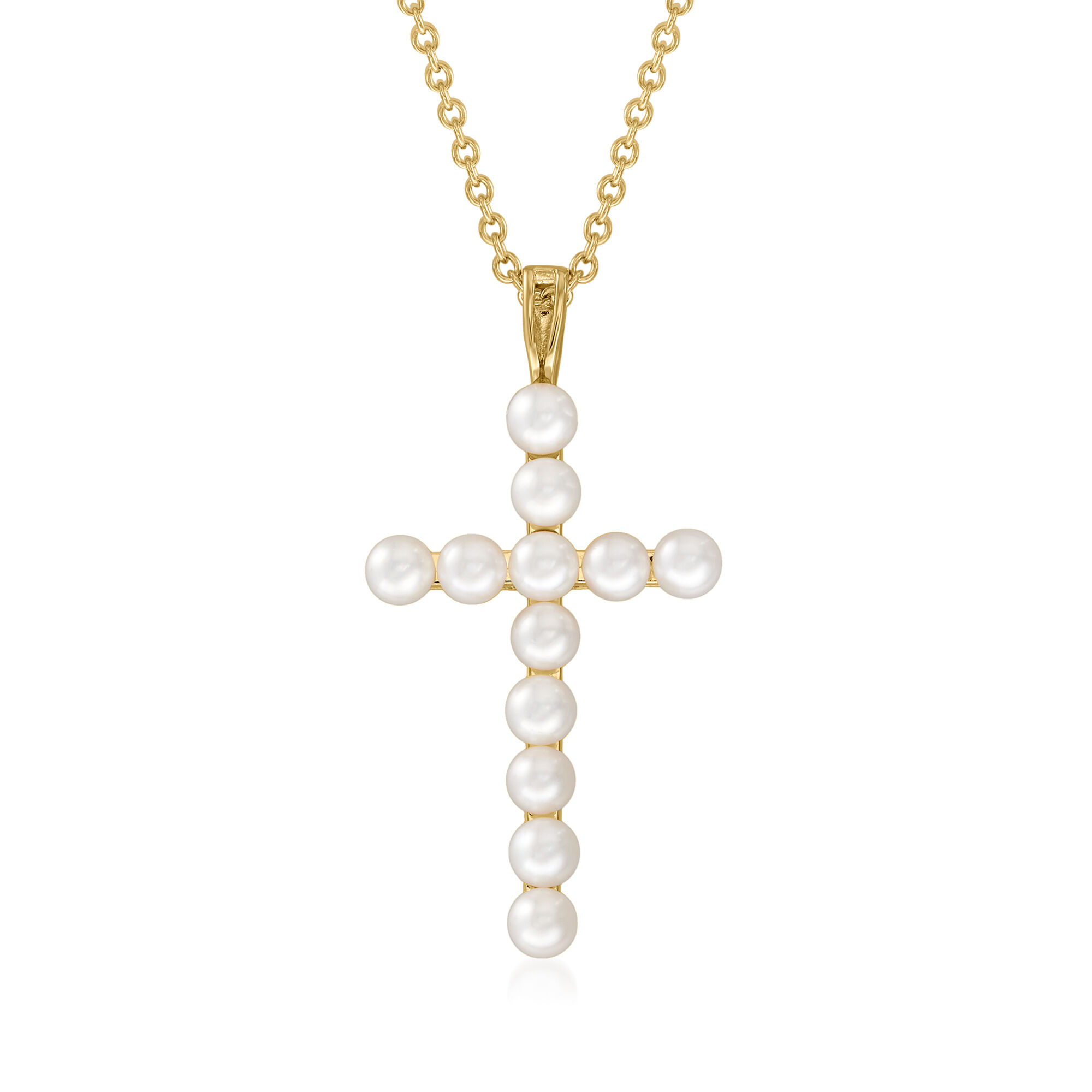 ★PEARLY MORE★ cross pearl necklace Amazon.com: Layered Pearl Necklace Gothic Cross Pearl