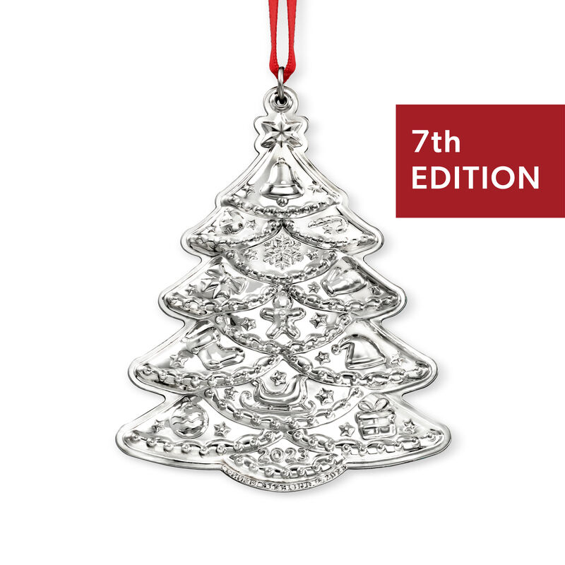 Gorham 2023 Sterling Silver Annual Christmas Tree Ornament - 7th Edition image number 0
