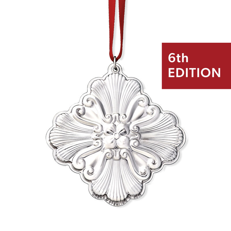 Gorham 2019 Annual Sterling Silver Cross Ornament - 6th Edition image number 0