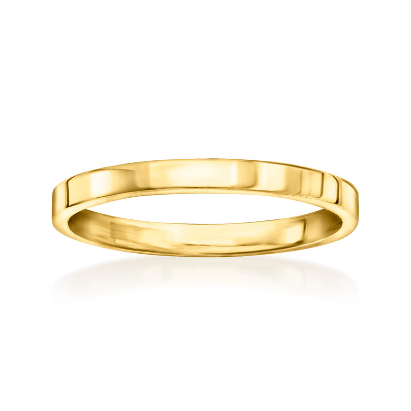 18kt Gold Vermeil Small-Band Ring image number 0