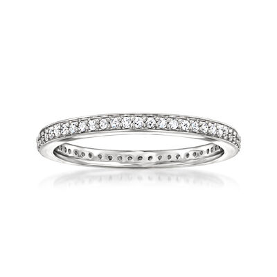 .25 ct. t.w. Lab-Grown Diamond Eternity Band in Sterling Silver
