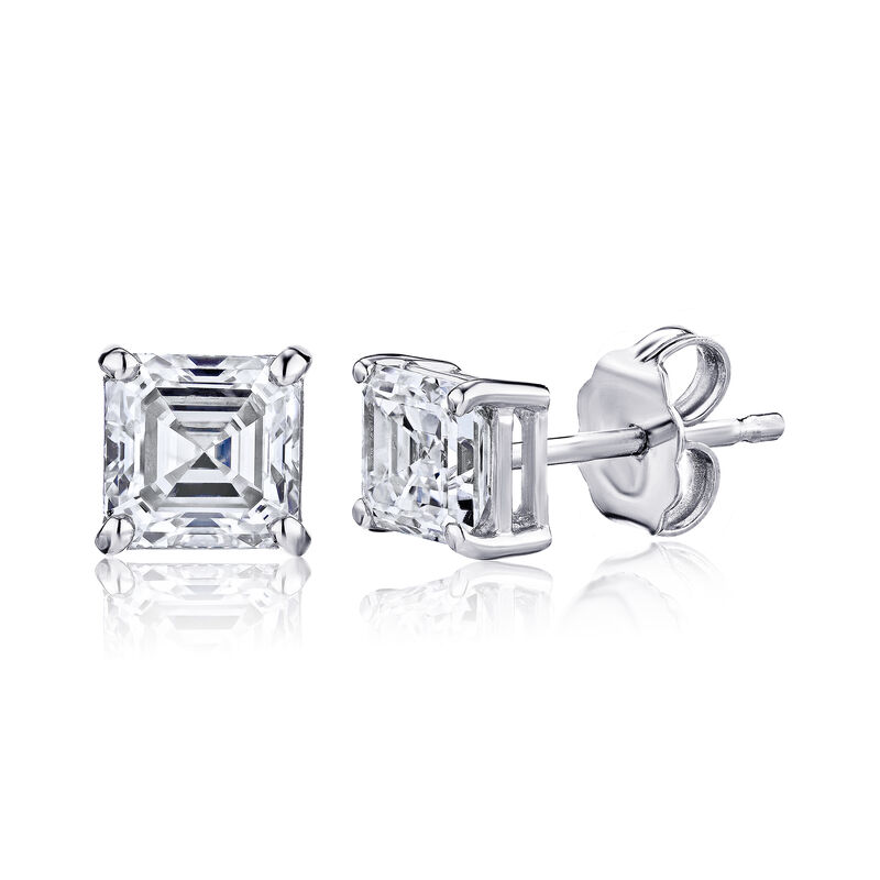 1.90 ct. t.w. Diamond Stud Earrings in 14kt White Gold image number 1