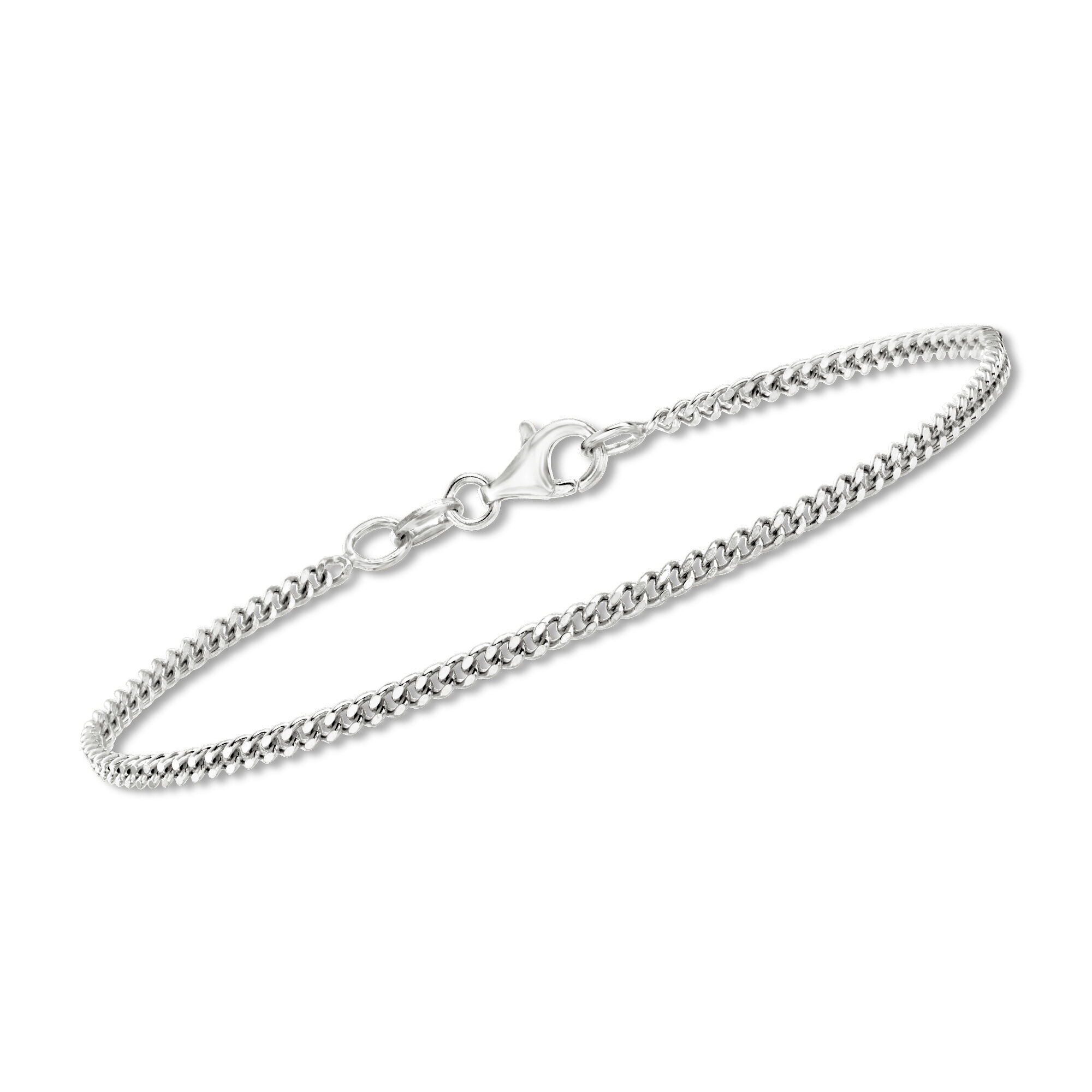 Italian Sterling Silver Jewelry Set: Five Chain Bracelets