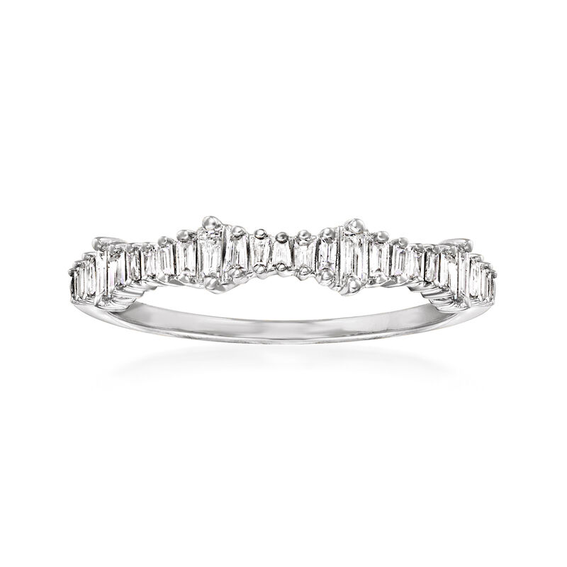 .20 ct. t.w. Baguette Diamond Ring in 14kt White Gold image number 0