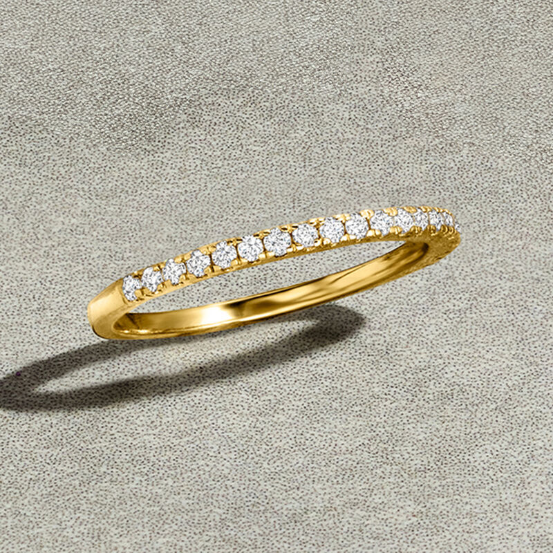 .25 ct. t.w. Diamond Stackable Ring in 14kt Yellow Gold image number 2