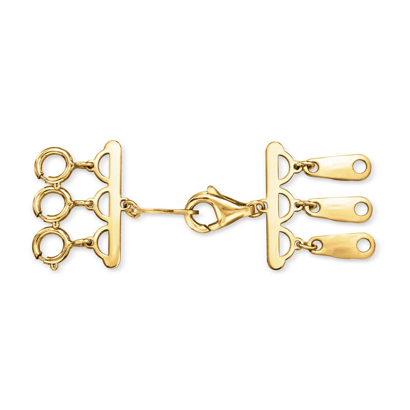 Italian 10kt Yellow Gold Layering Clasp  image number 0