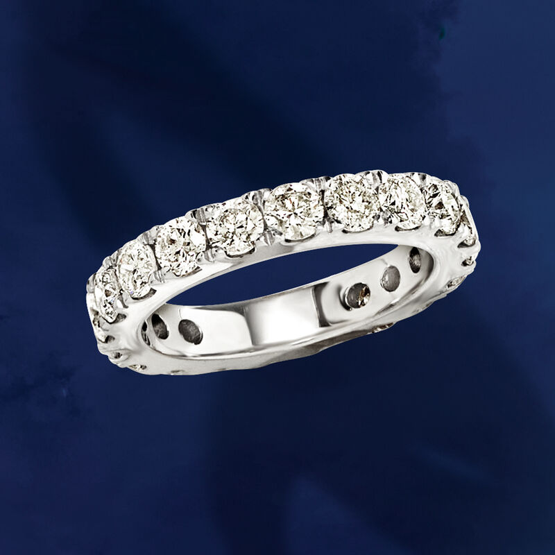 3.00 ct. t.w. Diamond Eternity Band in 14kt White Gold image number 3