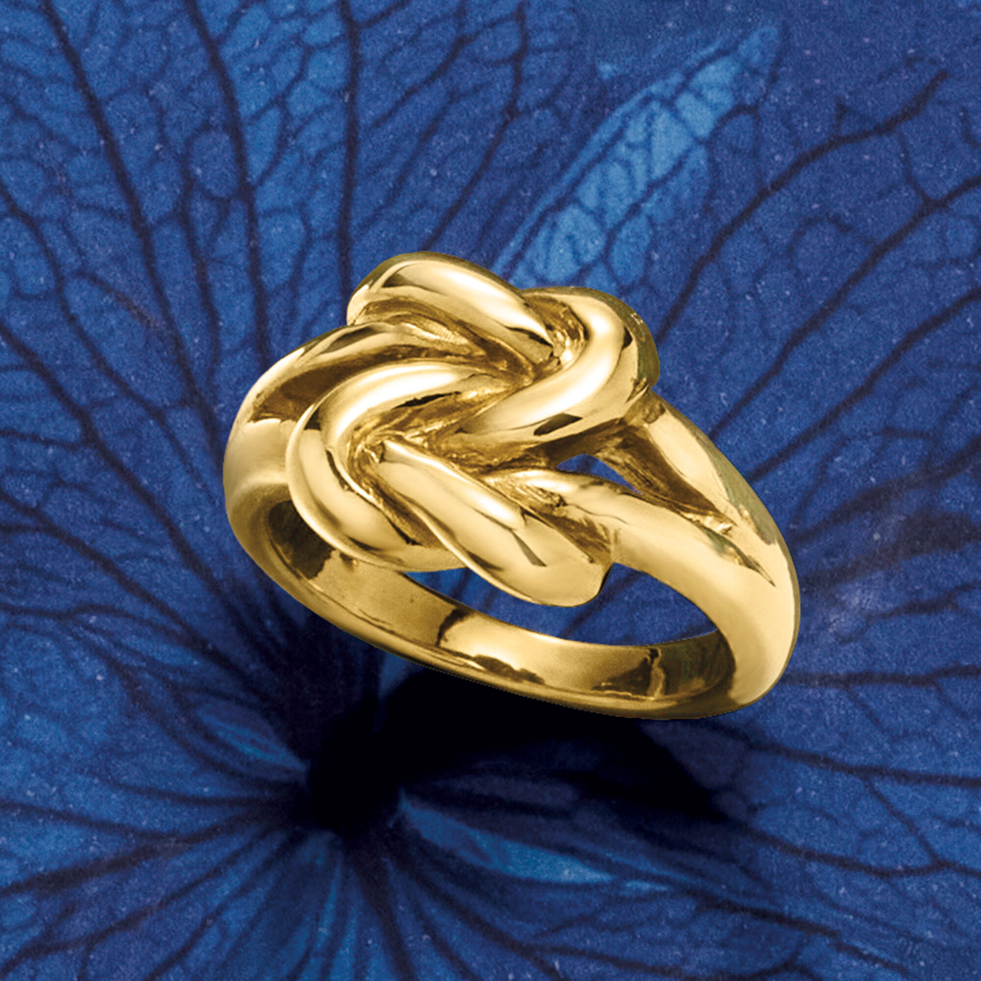 Italian 14kt Yellow Gold Double Love Knot Ring | Ross Simons