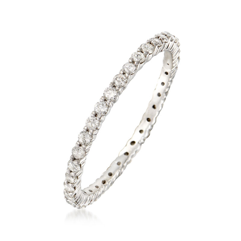 .50 ct. t.w. Diamond Eternity Band in Sterling Silver. Size 9 image number 2