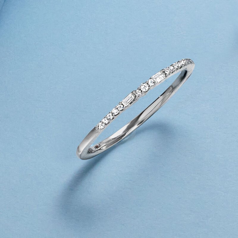 Diamond Ring in Sterling Silver image number 2