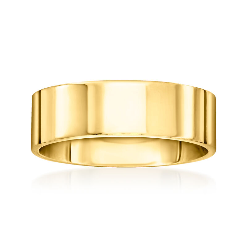 18kt Gold Vermeil Large-Band Ring image number 0