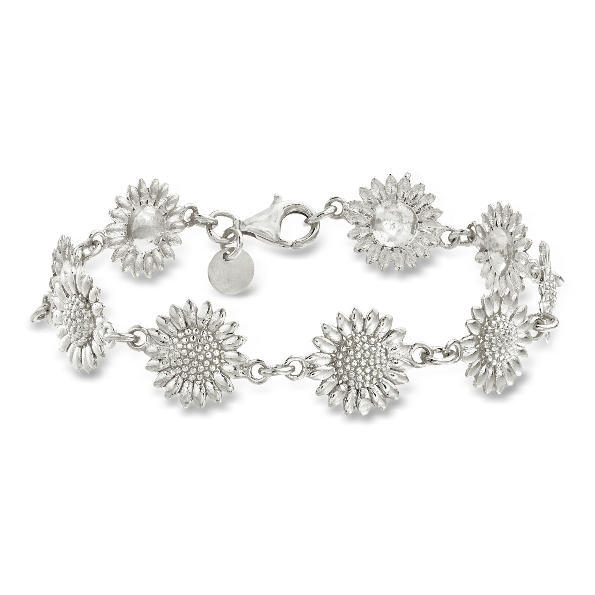 Italian Sterling Silver Sunflower Bracelet | Ross Simons
