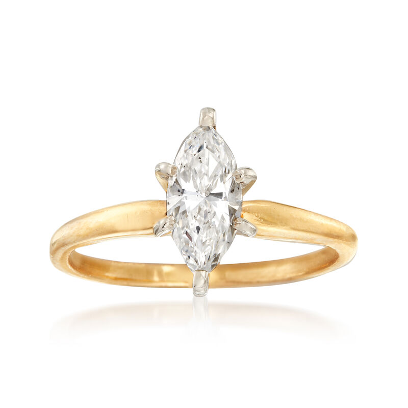 .74 Carat Diamond Solitaire Engagement Ring in 14kt Yellow Gold image number 0