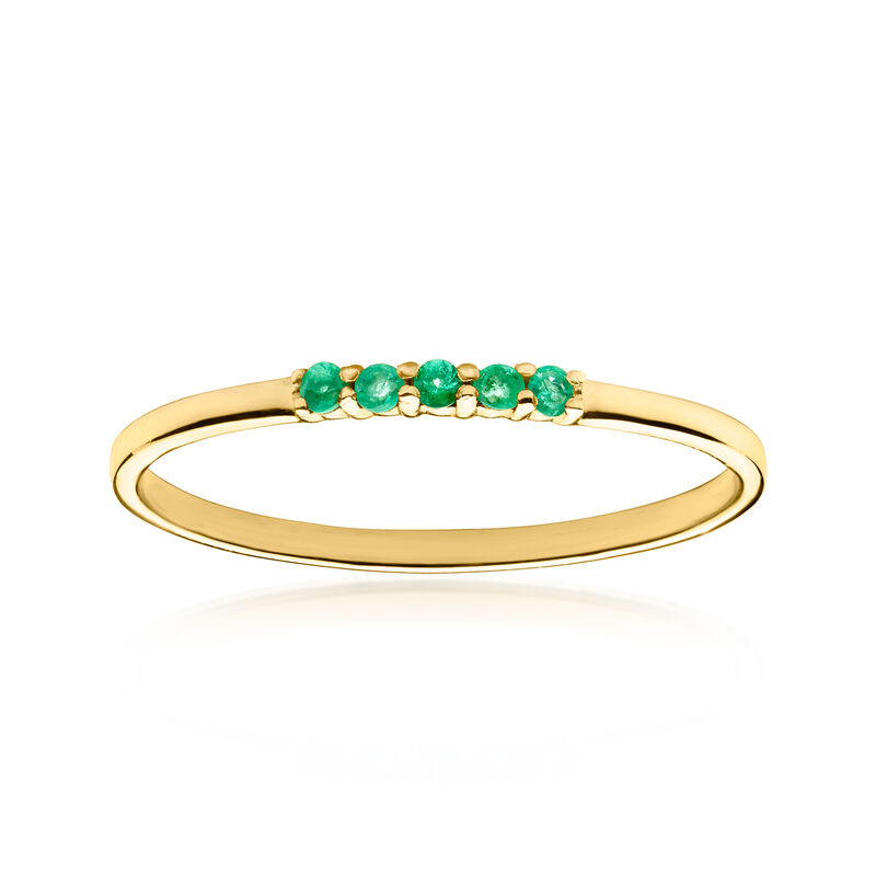 Emerald Ring in 10kt Yellow Gold image number 0
