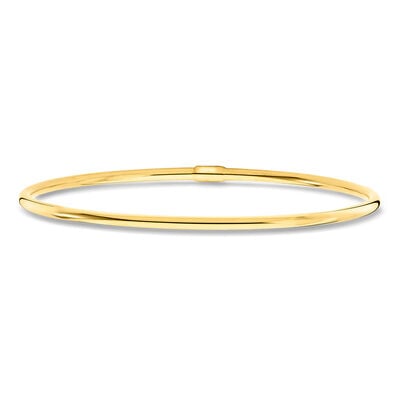 Italian 10kt Yellow Gold Bangle Bracelet