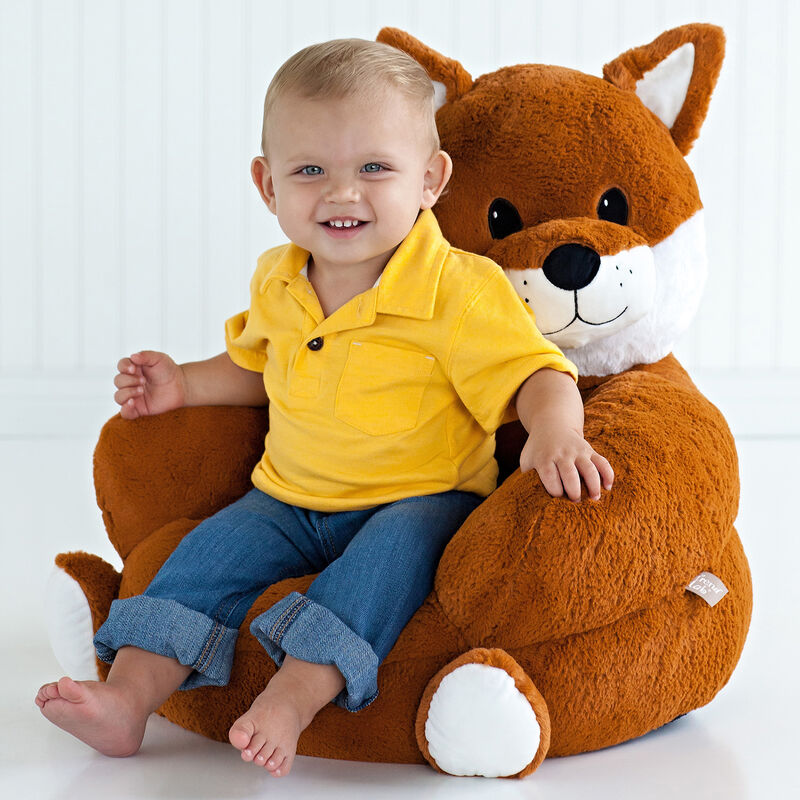 Children's Fox Plush Character Chair image number 2
