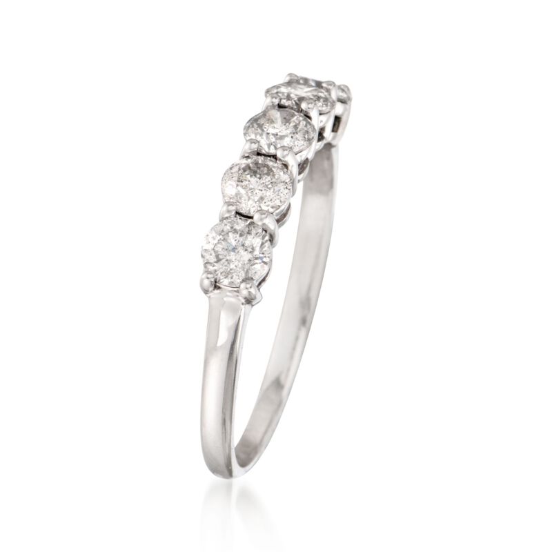 .50 ct. t.w. Diamond Five-Stone Ring in 14kt White Gold image number 2
