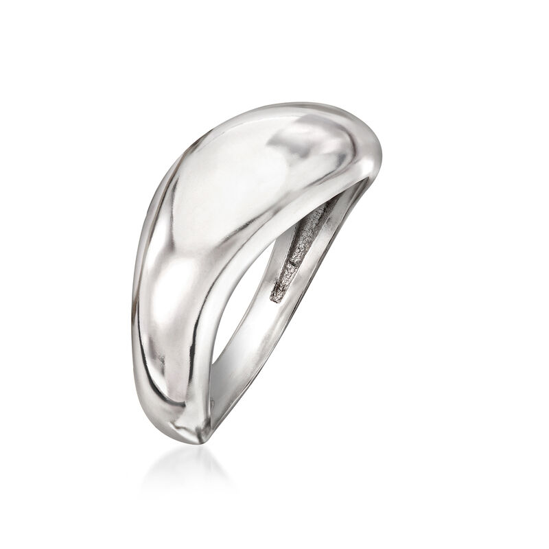 Sterling Silver Sculptural Ring image number 2