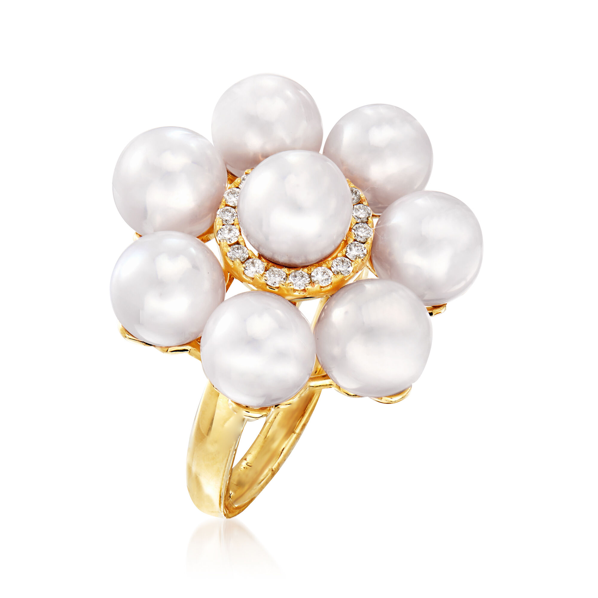 ☆nff☆ cosmos pearl ringwhite nff1 Sterling Silver Gianna Pearl Eternity Ring – Sterling Forever