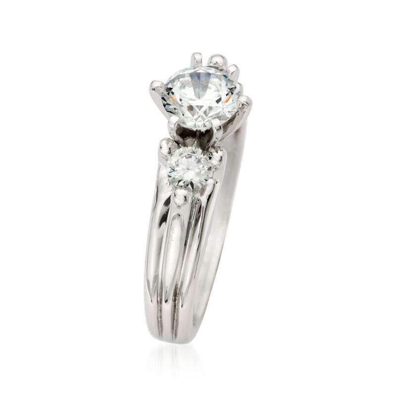 Gabriel Designs .30 ct. t.w. Diamond Engagement Ring Setting in 14kt White Gold image number 2