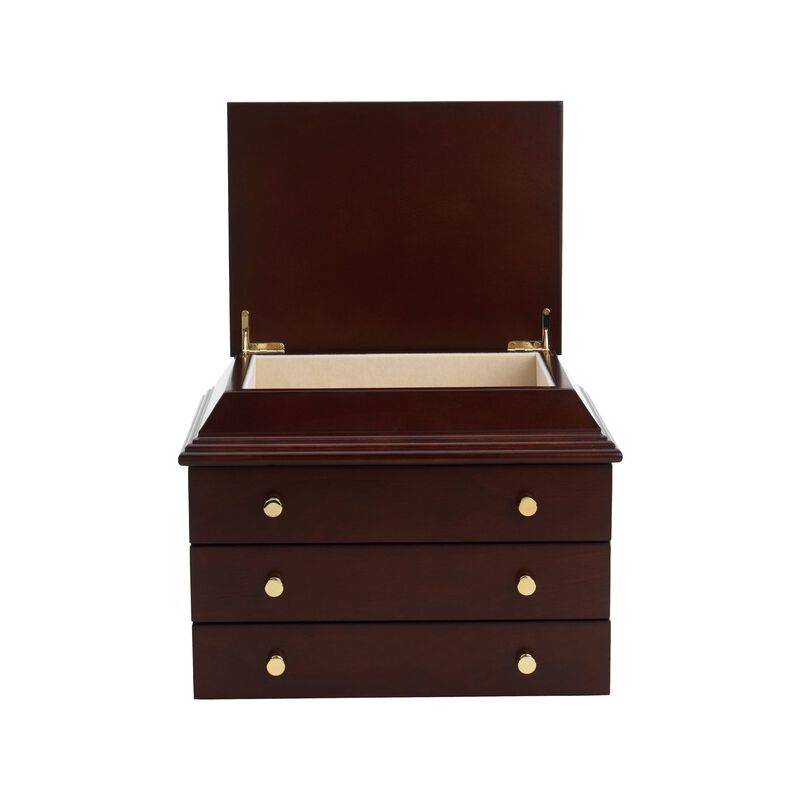 Reed & Barton Queen Mary Jewelry Chest image number 1