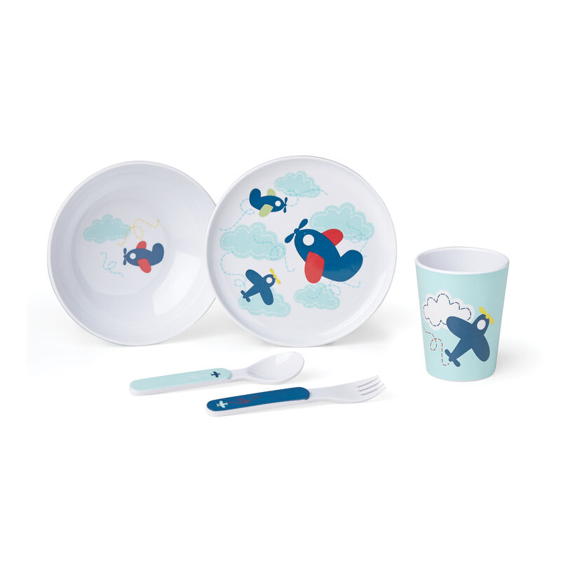 Reed & Barton &quot;Zoom Zoom&quot; Five-Piece Dinner Set image number 0