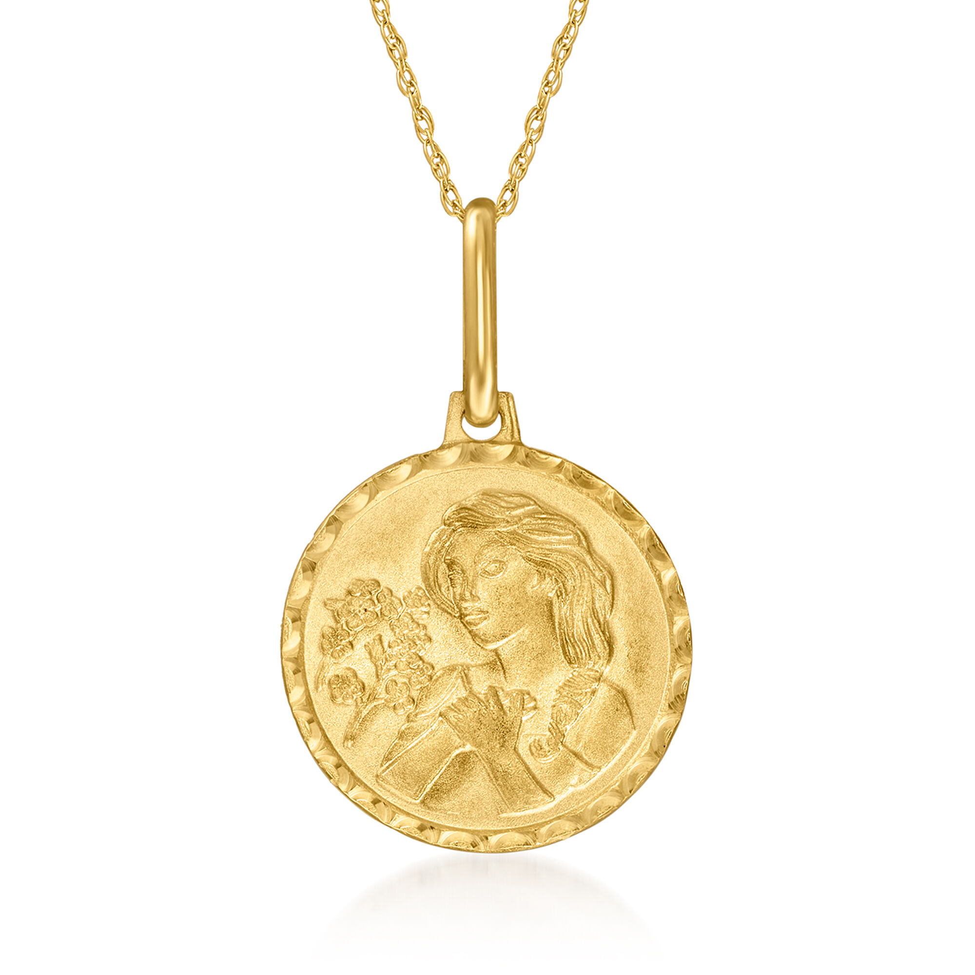ネックレス・ペンダント ROMANTINUER SN103 NECKLACE 10 ct. t.w. Diamond Zodiac Necklace in Sterling Silver