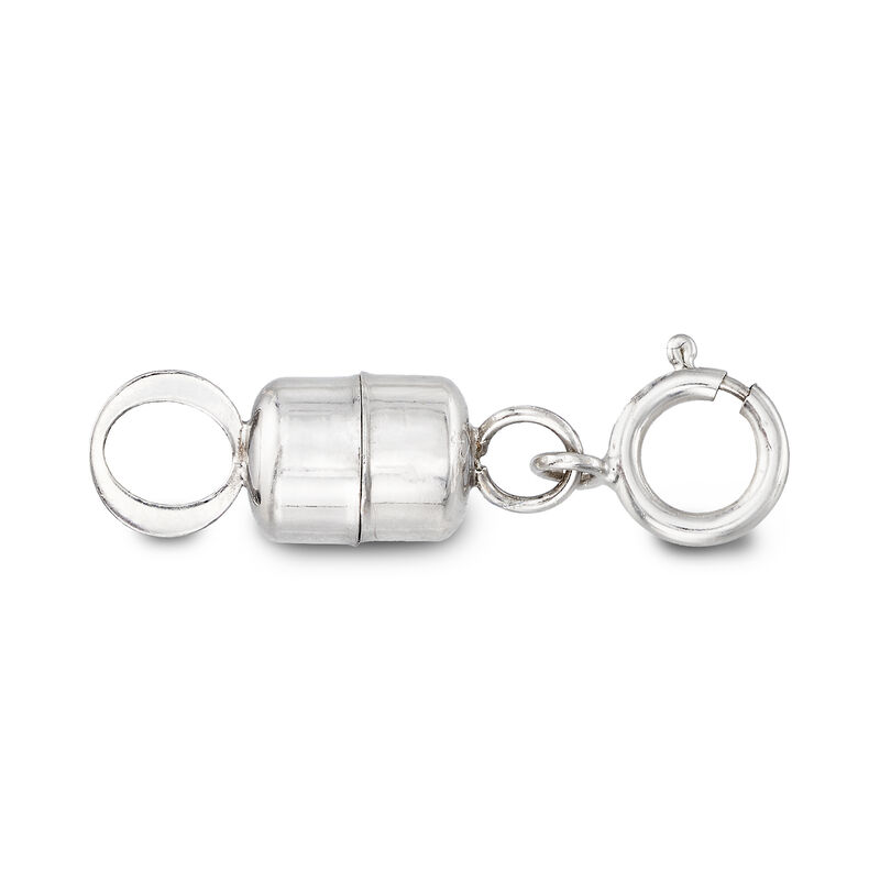 Italian 14kt White Gold Magnetic Clasp Converter image number 0