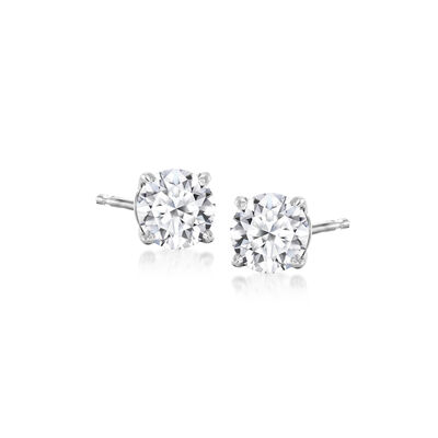 1.00 ct. t.w. Lab-Grown Diamond Stud Earrings in Sterling Silver